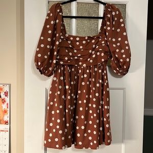 Abercrombie & Fitch Puff Sleeve Mini Dress